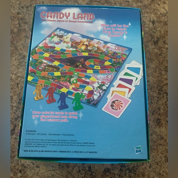 NWOT Candyland Board Game 2014 Edition Hasbro Gaming 2-4 Players Ages 3+ - Picture 2 of 3